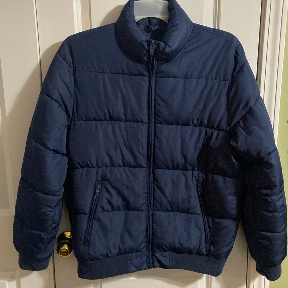 GAP Men's Blue Puffer Jacket
